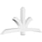 Ekena Millwork Davenport Architectural Grade PVC Gable Bracket, 96"W x 44"H x 6"D x 6"F, 11/12 Pitch GBP096X44X0606DAV00 - alternate 1
